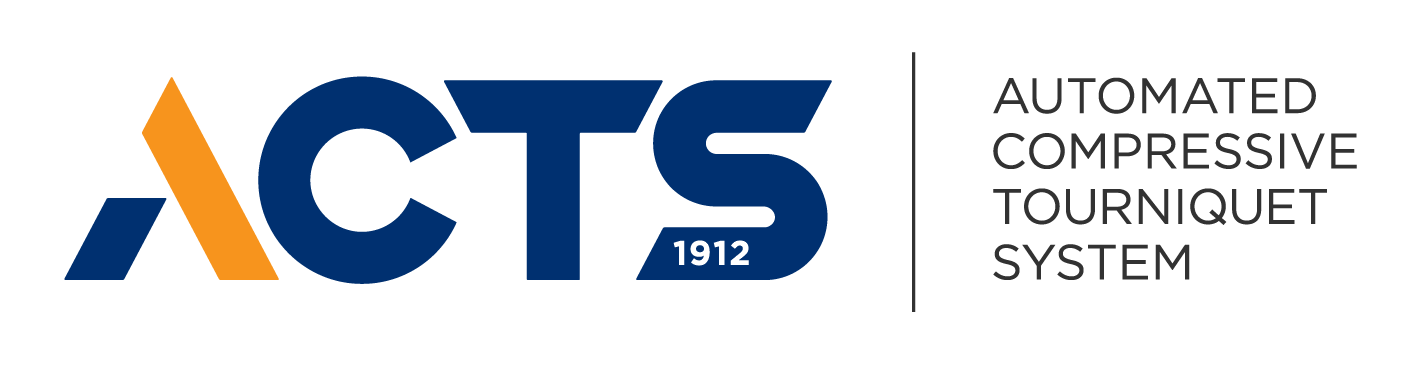 ACTS product logo: the ACTS wordmark beside the words Automated Compressive Tourniquet System