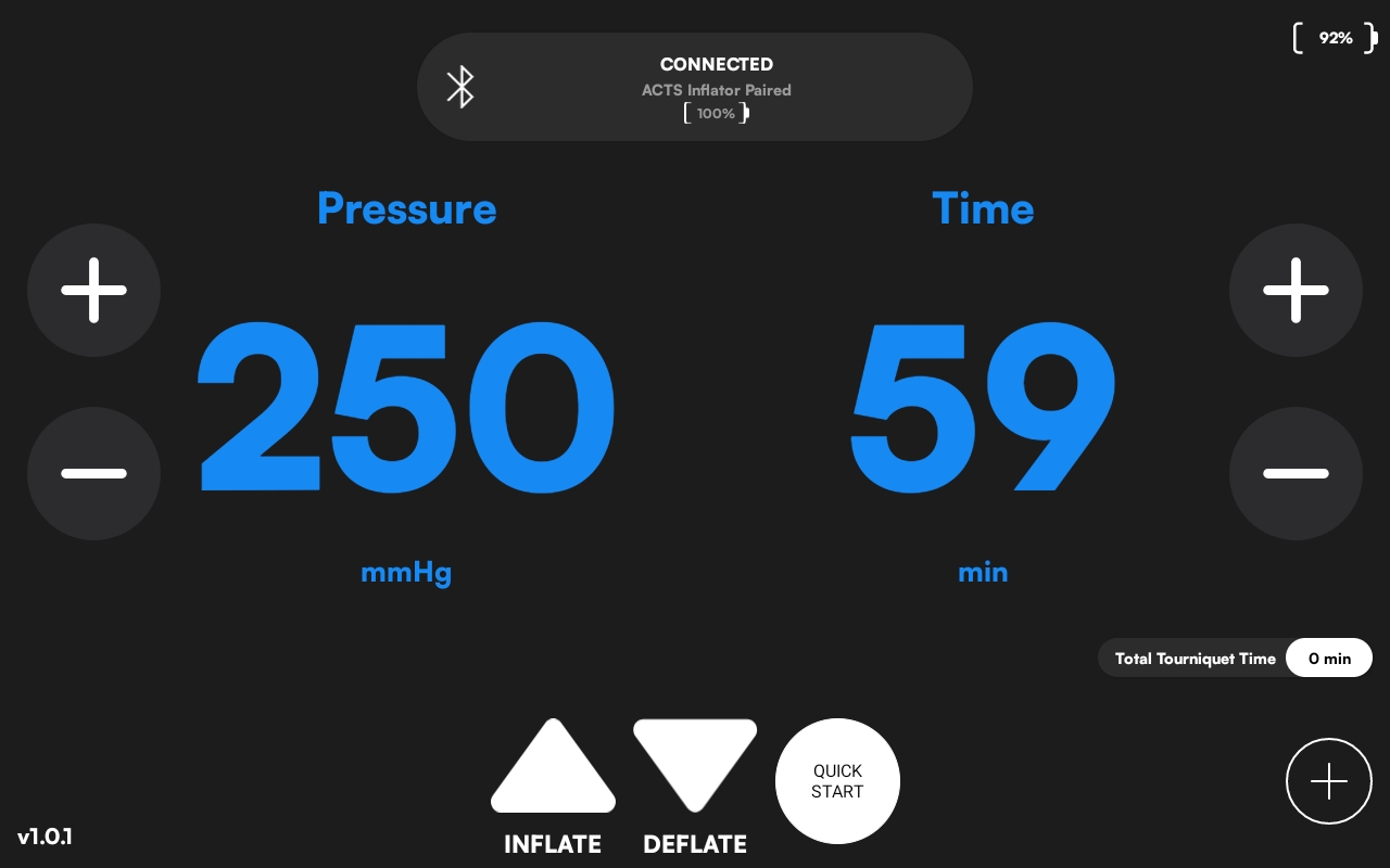 Self-learning pressure